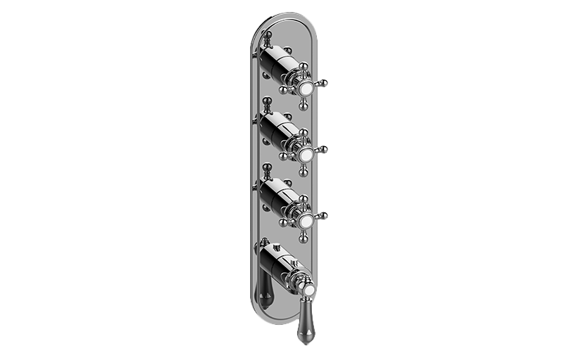 Graff G-8088-LM34C2-T Adley Traditional M-Series Valve Trim With Four Handles - Parent