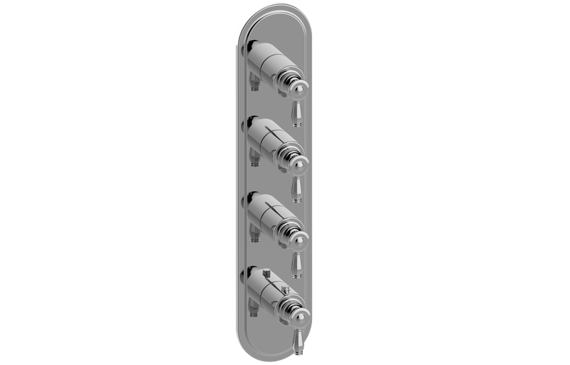 Graff G-8088-LM63E0-T Topaz Traditional M-Series Valve Trim With Four Handles - Parent
