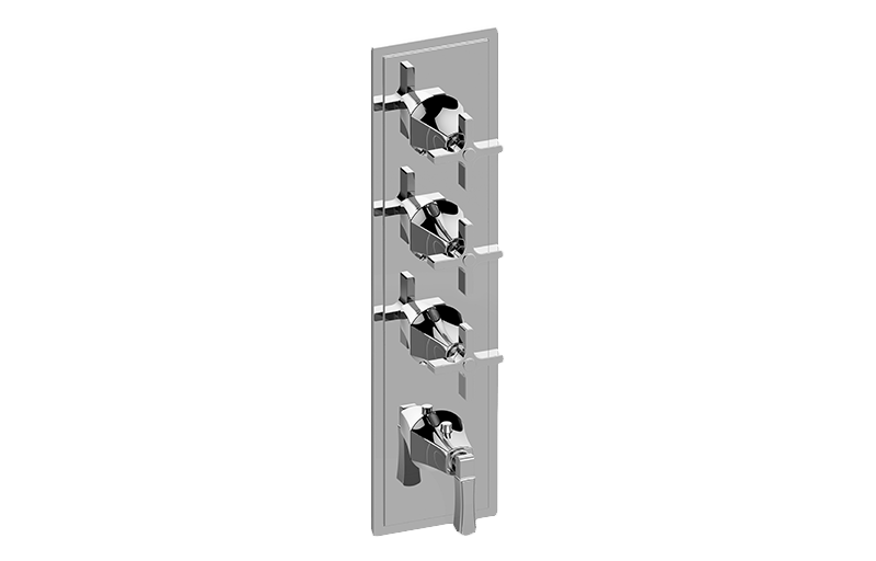 Graff G-8179-1L3C-T M-Series Finezza DUE 4-Hole Trim Plate With Finezza Handles - Parent