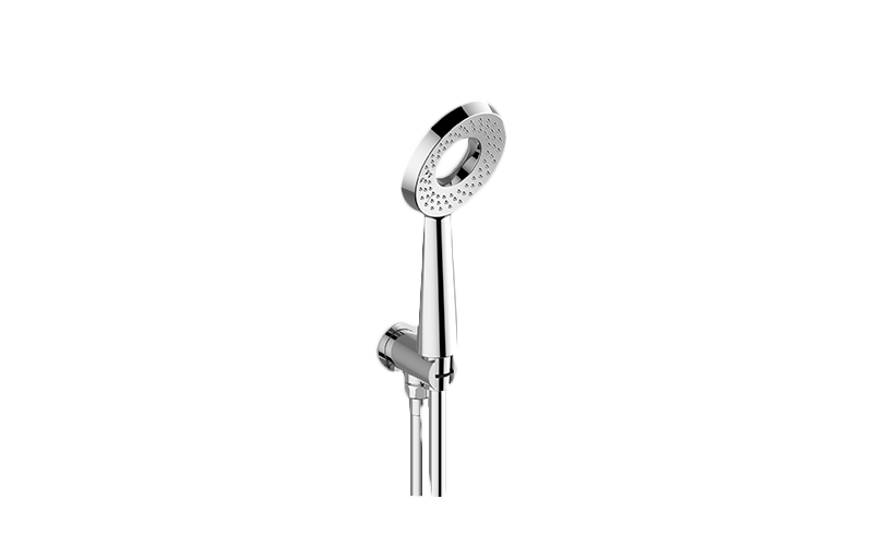 Graff G-8637-PC Handshower Set With Wall Bracket and Integrated Wall Supply Elbow
