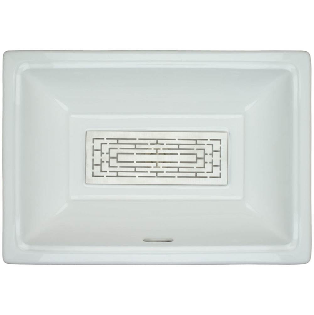 Linkasink G006 Labyrinth - Tiffany Grate, Satin One Side Polished On Other