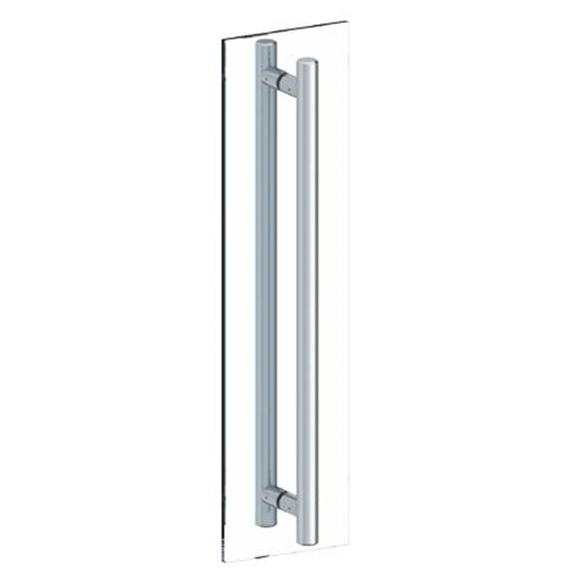 Watermark GB24-DDP Titanium 24" Double Shower Door Pull/ Glass Mount Towel Bar - Parent