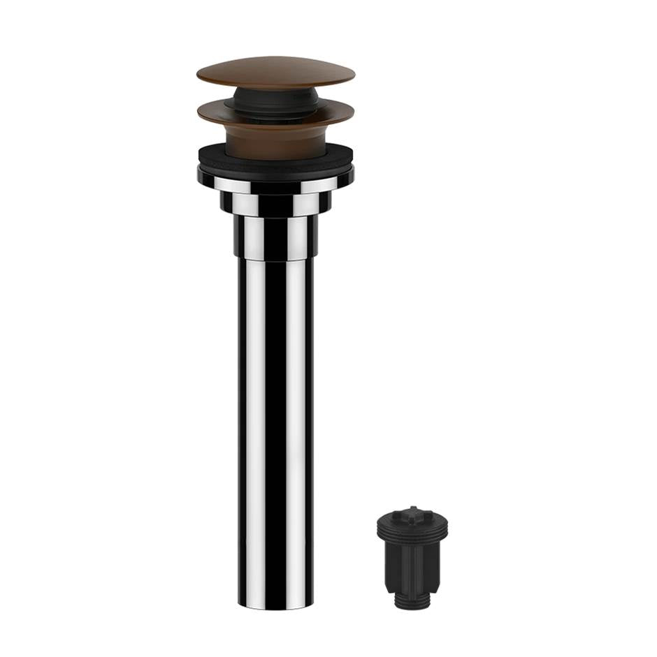 Gessi 01427 Inverso 1 1/4" Push Drain With Or Without Overflow Feature