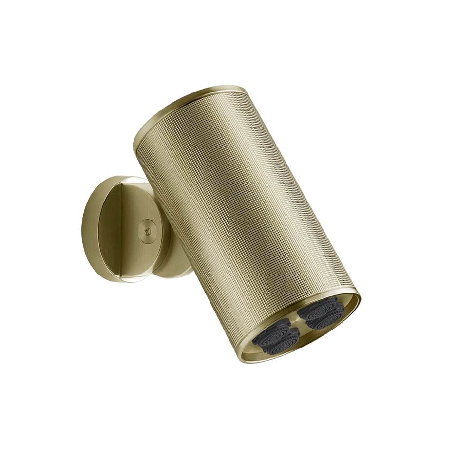 Gessi 57287 Spotwater Wall-Mounted Adjustable Showerhead Diamantato.