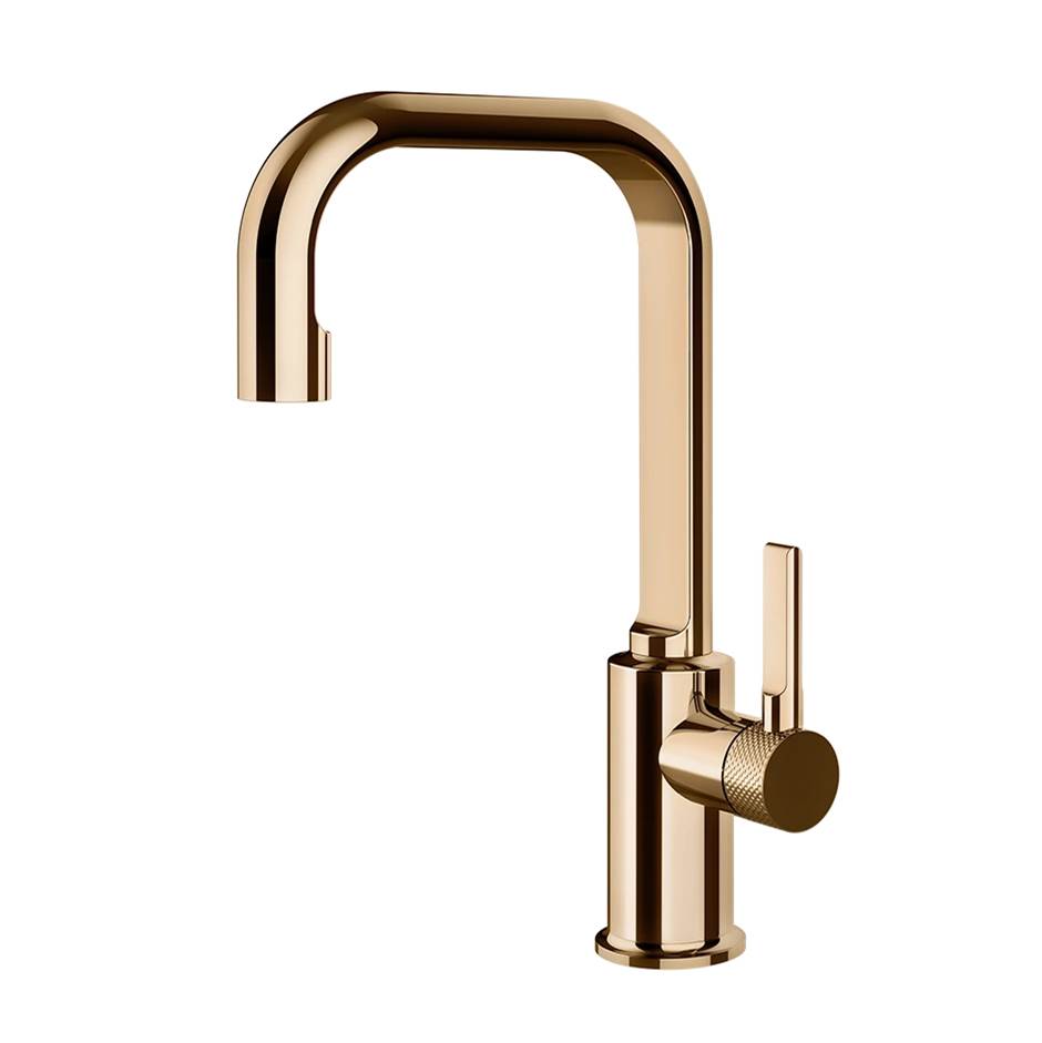 Gessi 58006 Inciso High Basin Mixer, Flexible Connections, Without Waste