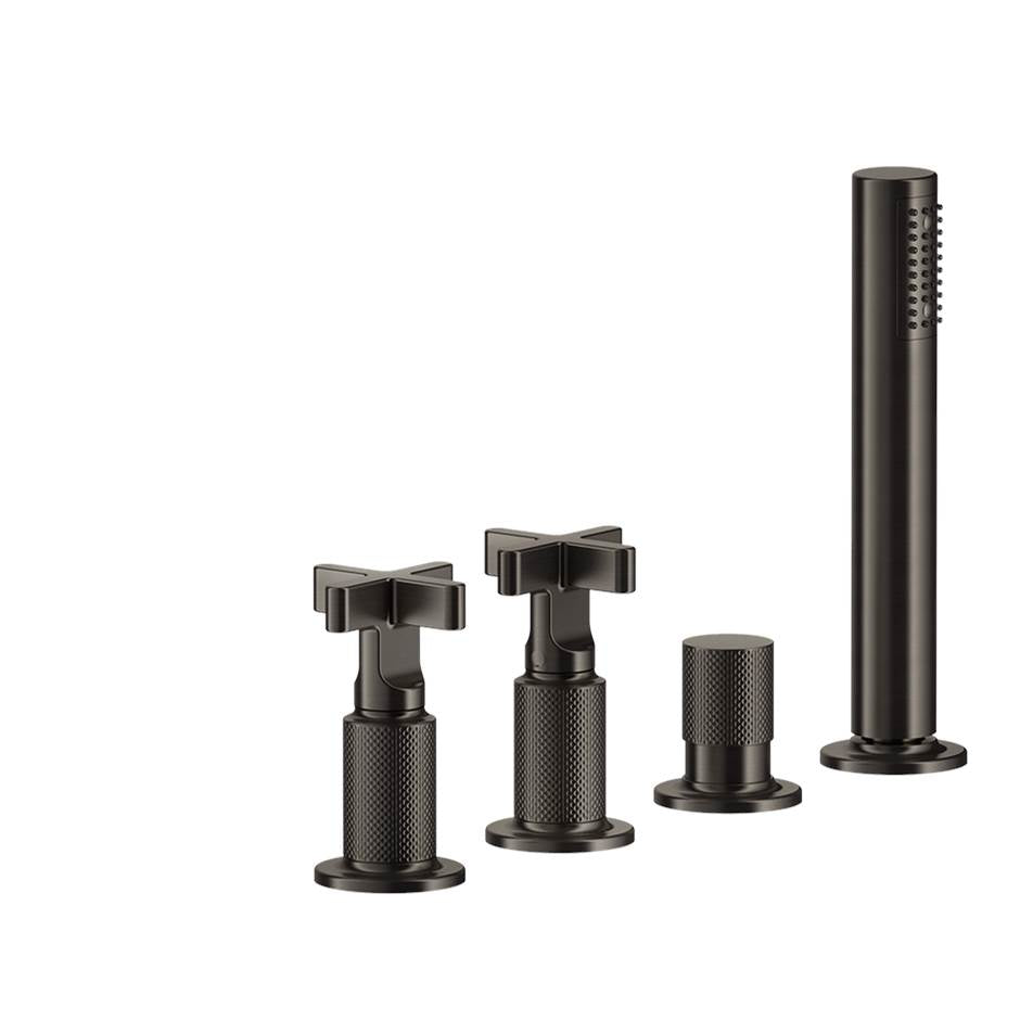Gessi 58143 Inciso Four-Hole Roman Tub Set