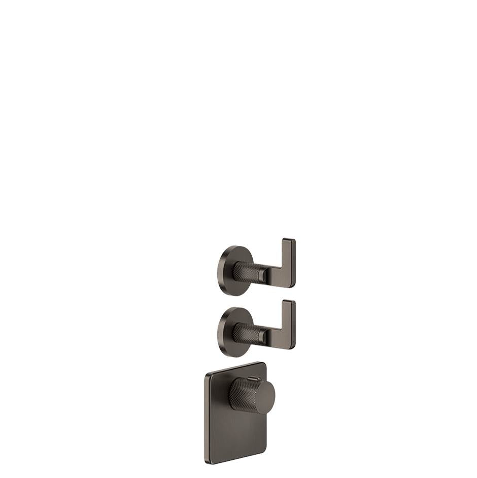 Gessi 58214 Inciso Trim Parts Only External Parts For Thermostatic With 2 Volume Controls
