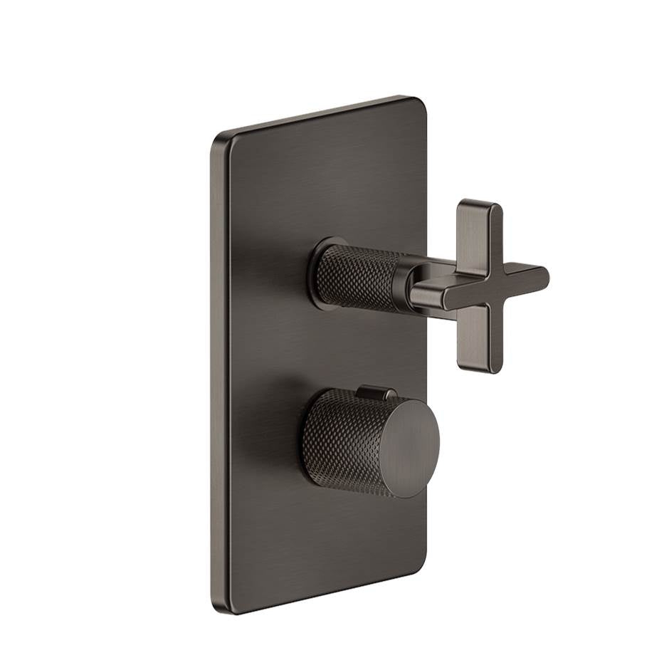 Gessi 58236 Inciso Trim Parts Only External Parts For 3-Way Thermostatic Diverter and Volume Control