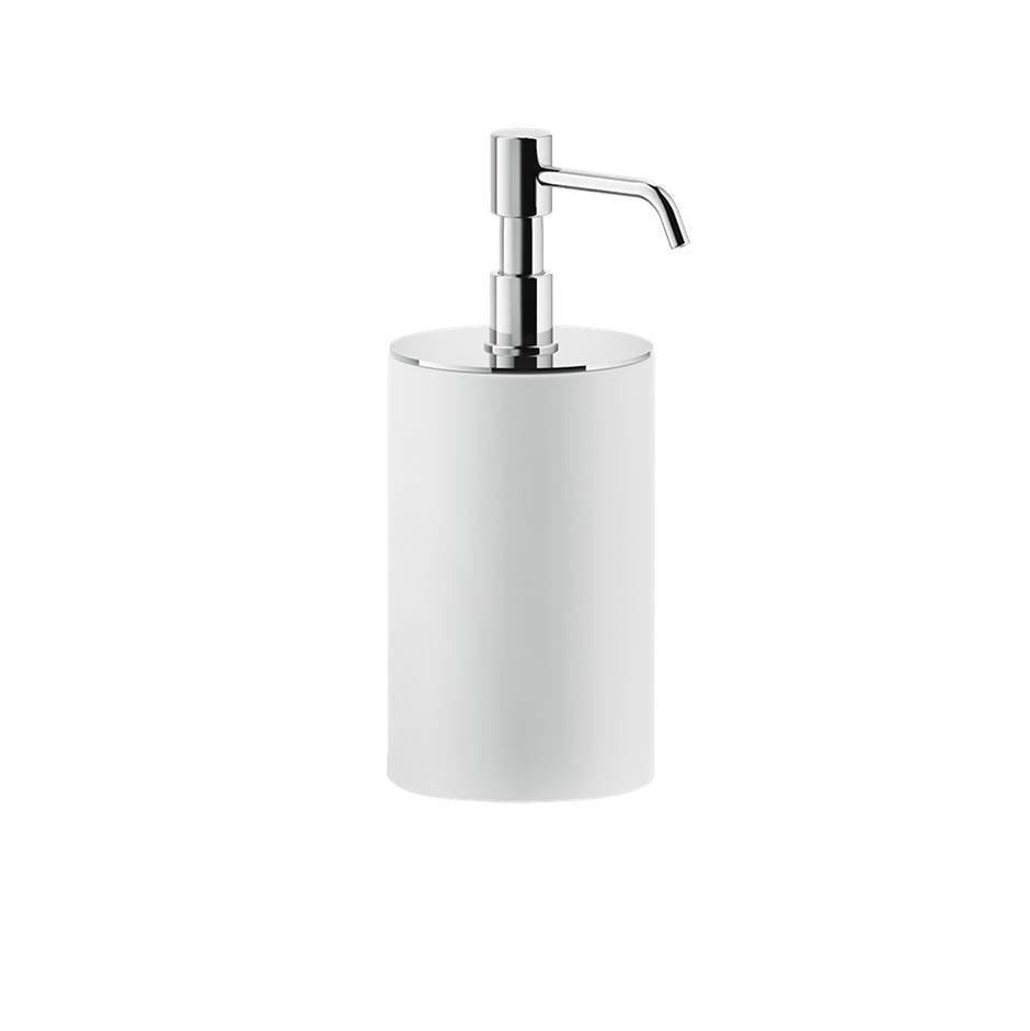 Gessi 59537 Anello Standing Soap Dispenser Holder, White