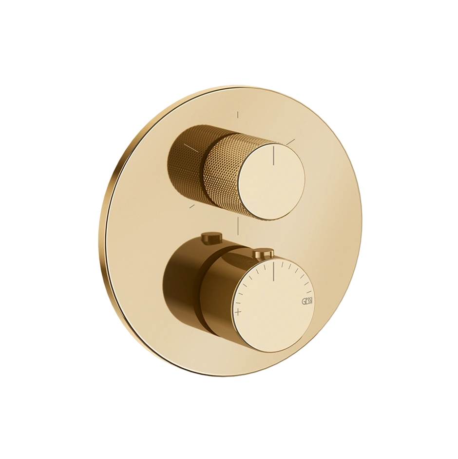 Gessi 63137 Anello Trim Parts Only External Parts For 3-Way Diverterthermostatic and Volume Control Diamantato.