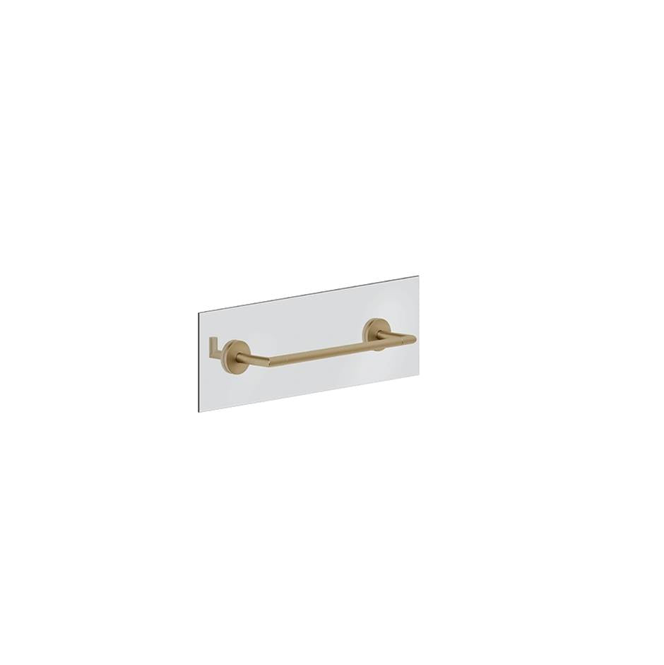 Gessi 63724 Ventaglio Towel Rail For Glass Fixing - 12" Length