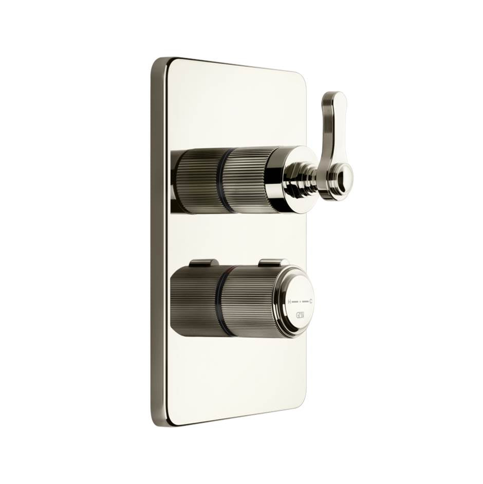 Gessi 65135 Venti20 Trim Parts Only External Parts For 2-Way Thermostatic Diverter and Volume Control