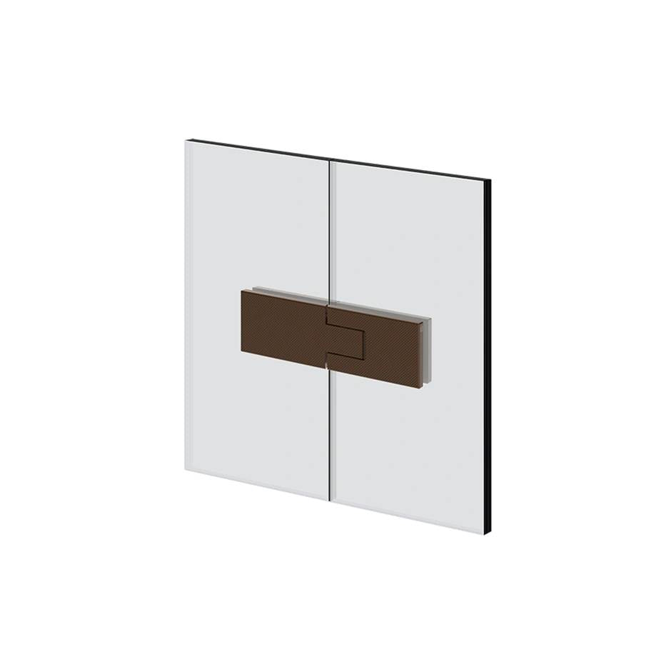 Gessi 67603 Shower G Glass-Glass Self-Centering Hinge. Diamantato.If The Door Exceeds 110 Lbs Or 39-3/8" Width.