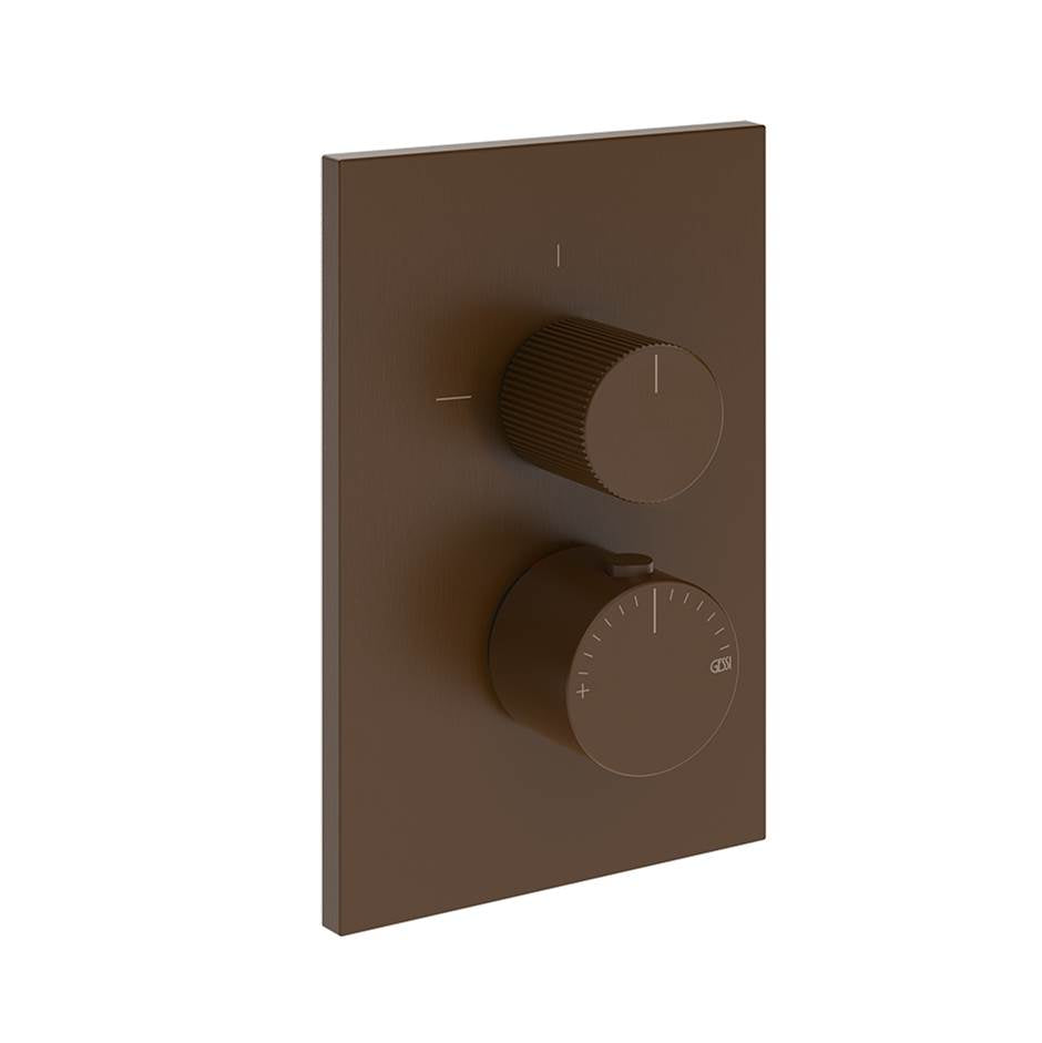 Gessi 73533 Inverso Trim Parts Only External Parts For Thermostatic With Single Volume Control. Rigato