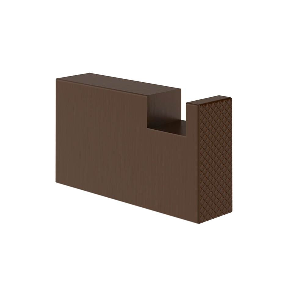 Gessi 73621 Inverso Wall-Mounted Robe Hook. Diamantato.