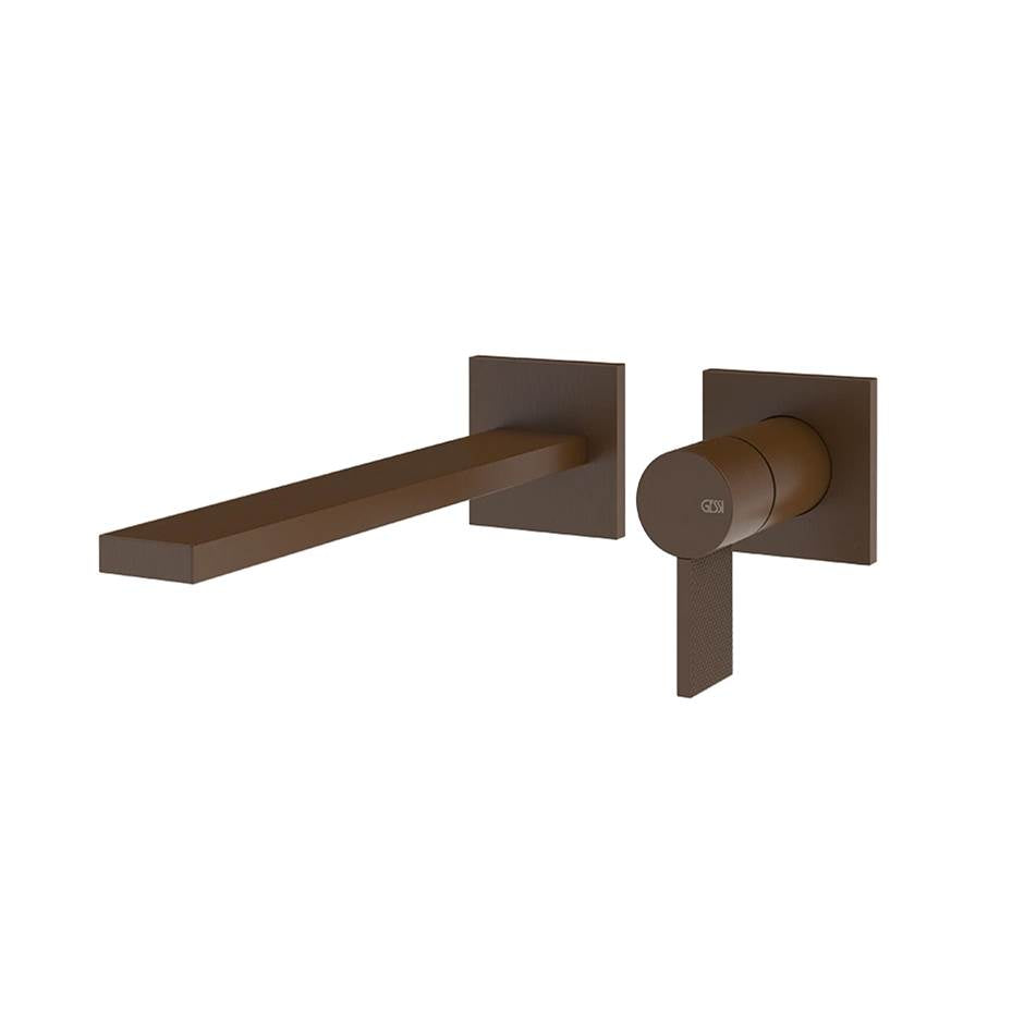 Gessi 73688 Inverso Trim Parts Only Wall-Mounted Washbasin Mixer Trim. Diamantato
