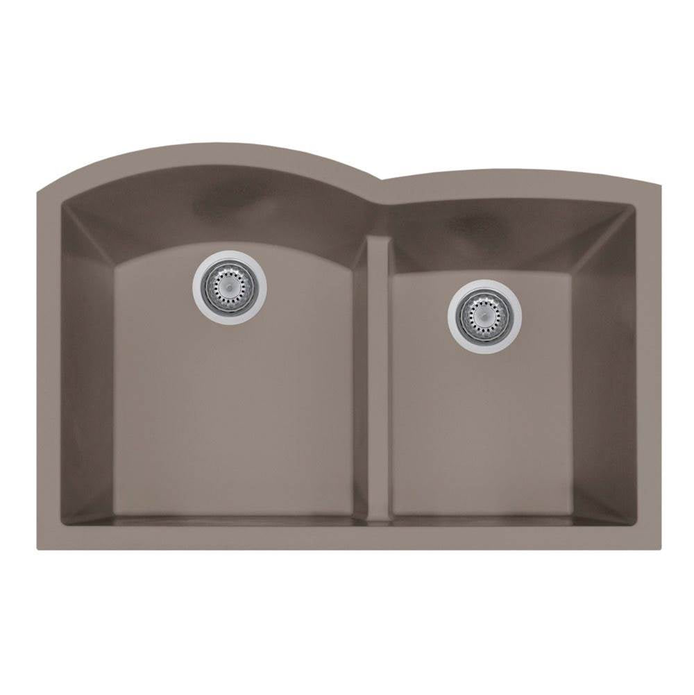 Hamat H-SIO-3321DAUR Undermount Double Bowl Granite Kitchen Sink - Parent