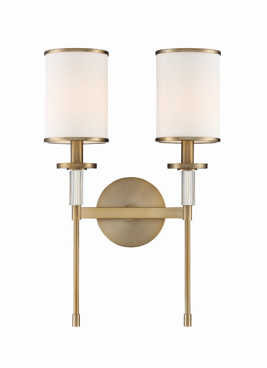 Crystorama HAT-472 Hatfield 2 Light Wall Mount