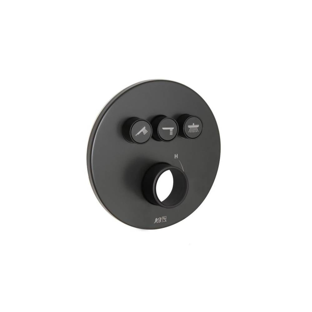 Huntington Brass PCB984 Three Button Push Button Valve Faceplate