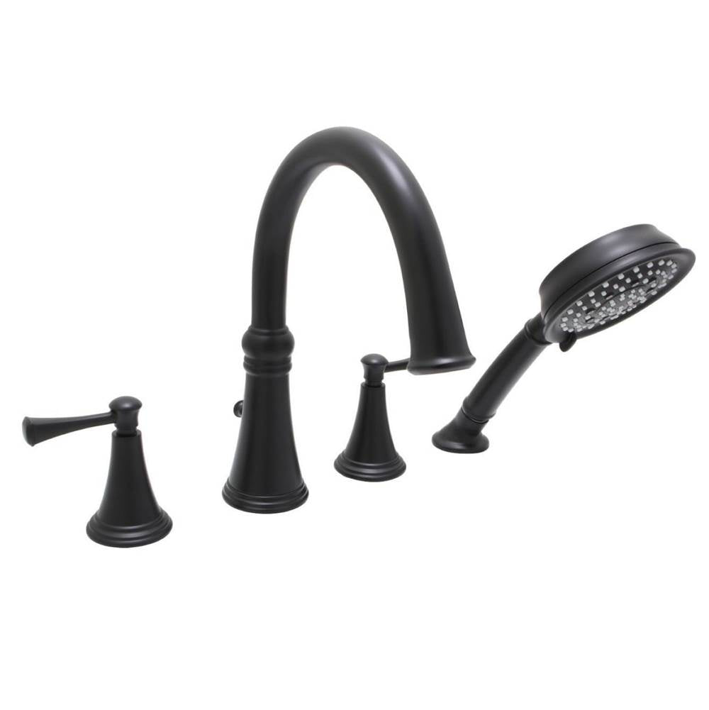 Huntington Brass S74828 4-Hole Roman Tub Filler Faucet