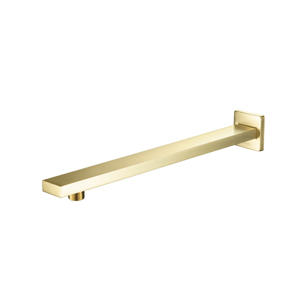 Flusso HS1050 Wall Mount Shower Arm - 15" (385mm) - With Flange