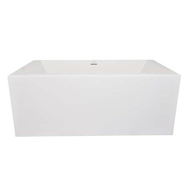 Hydro Systems SLA6634STO Slate 6634 Ston Center Drain Tub Only - Parent