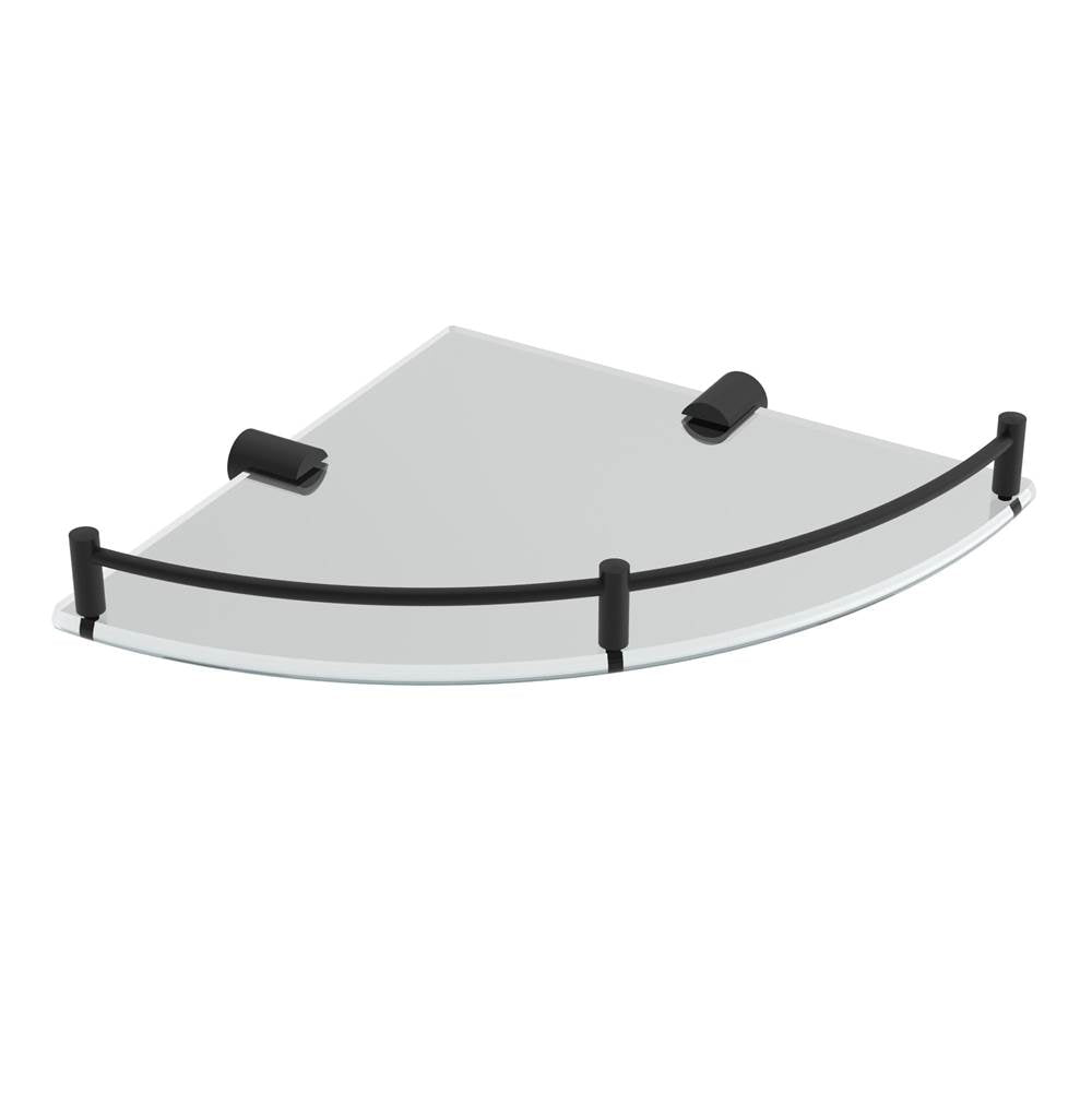 ICO Bath V92430 Glass Corner Shelf