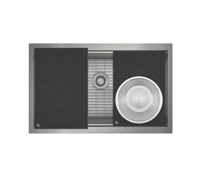 Prochef by Julien IHST-US-321910-G 32" x 19" x 10” single undermount prostation sink
