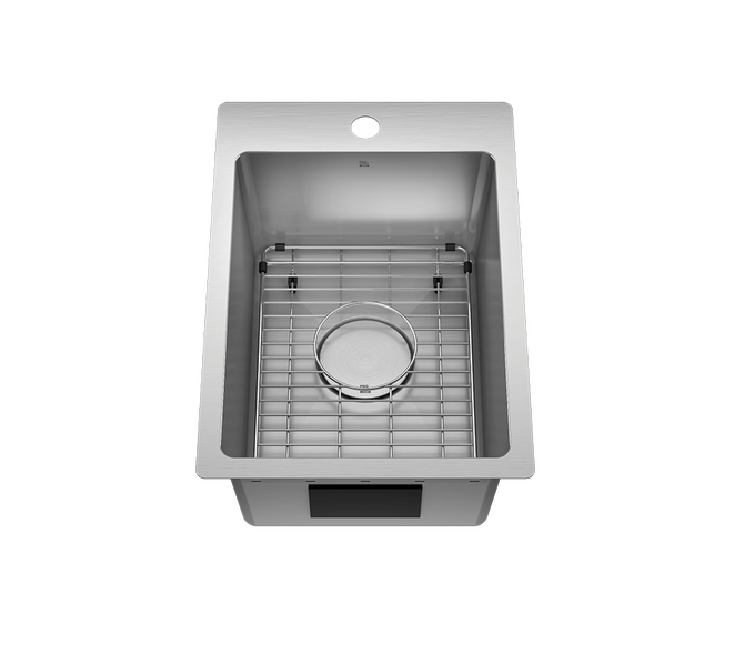 Prochef by Julien IHX60-TS-14208-G Proinox H60 Bar Sink Topmount Single 12X16X8 With Grid