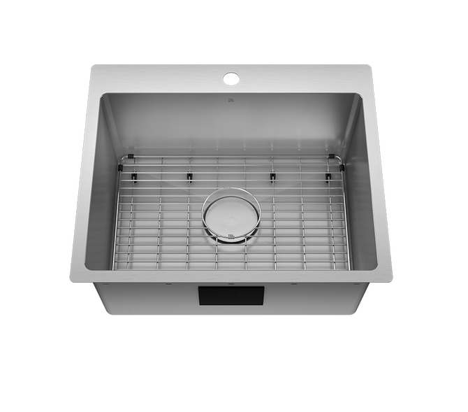 Prochef by Julien IHX60-TS-23209-G Proinox H60 Sink Topmount Single 21X16X9 With Grid