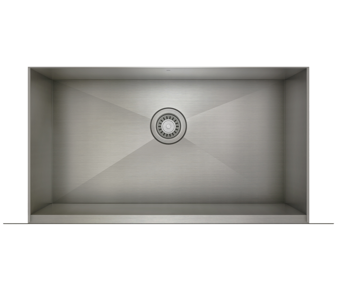 Prochef by Julien IHX60-UAS-32189-G Proinox H60 Apron Sink Undermount Single 30X16X8 With Grid