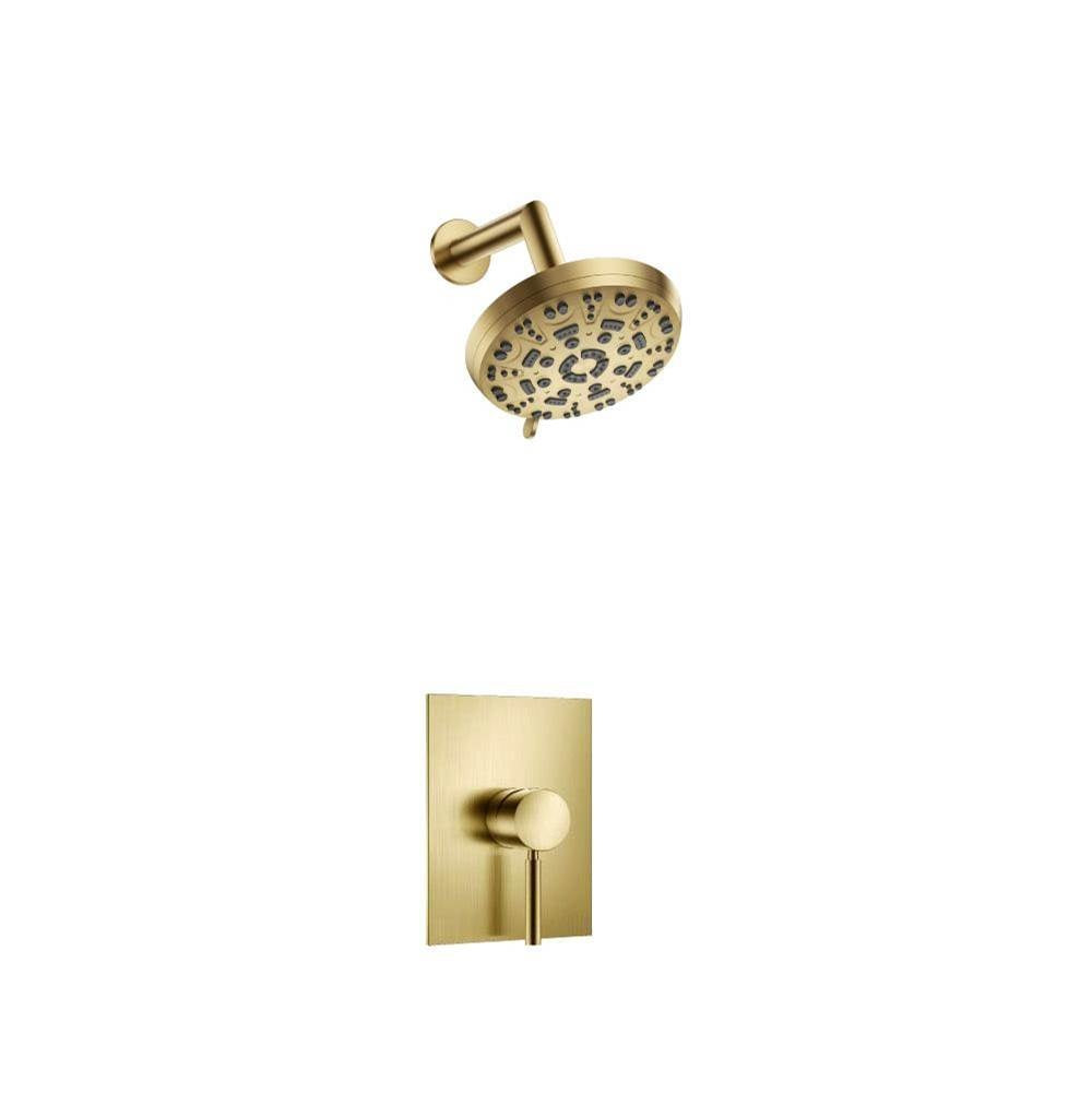 Flusso 100.3020 Single Output Shower Set With ABS Shower Head & Arm