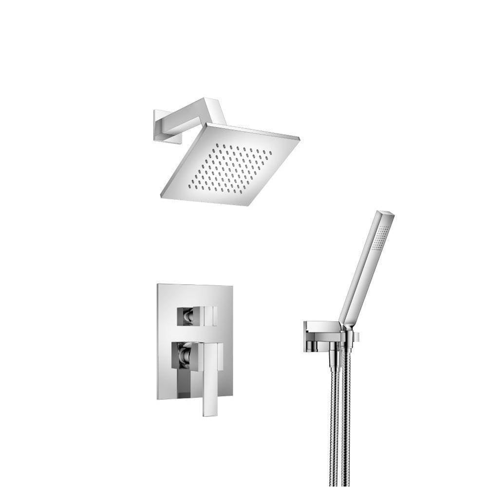 Flusso 150.3250CP Two Output Shower Set With Shower Head And Hand Held
