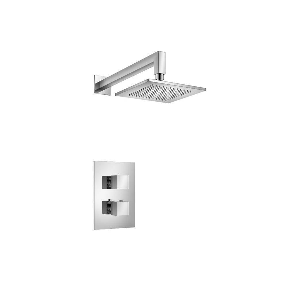 Flusso 150.7000CP Single Output Shower Set With Shower Head And Arm
