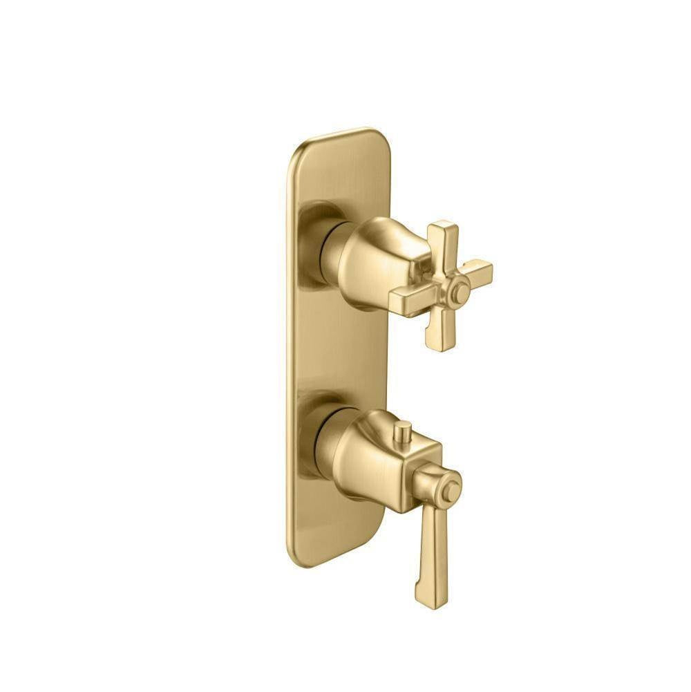 Flusso 270.2780 3/4" Thermostatic Shower Valve & Trim - 3-Output