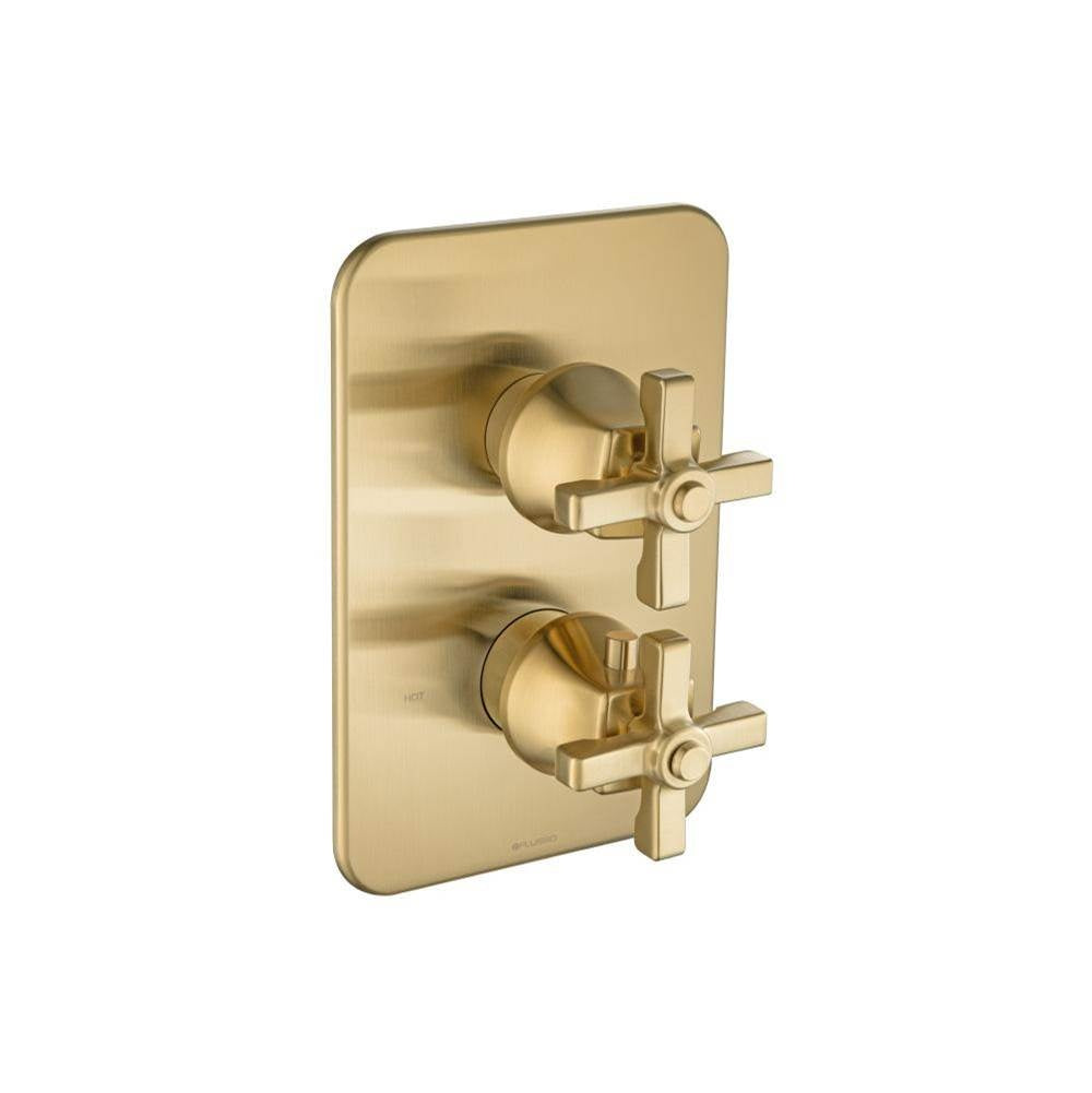 Flusso 270.4301 3/4" Thermostatic Valve & Trim - 3 Way Diverter - 3 Outputs