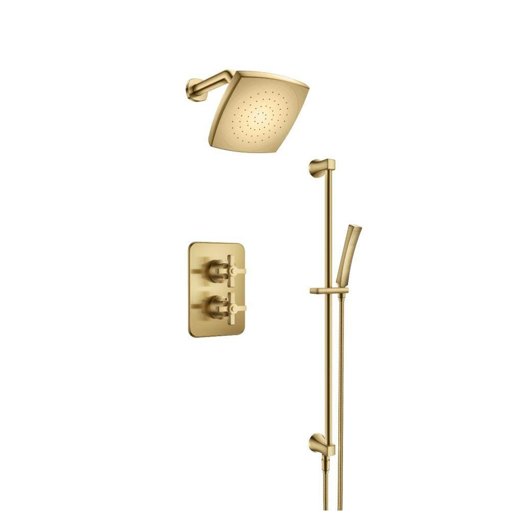 Flusso 270.7150 Two Output Shower Set With Shower Head And Hand Held