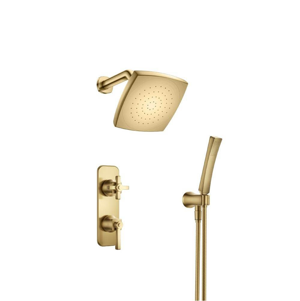 Flusso 270.7250 Two Output Shower Set With Shower Head And Hand Held