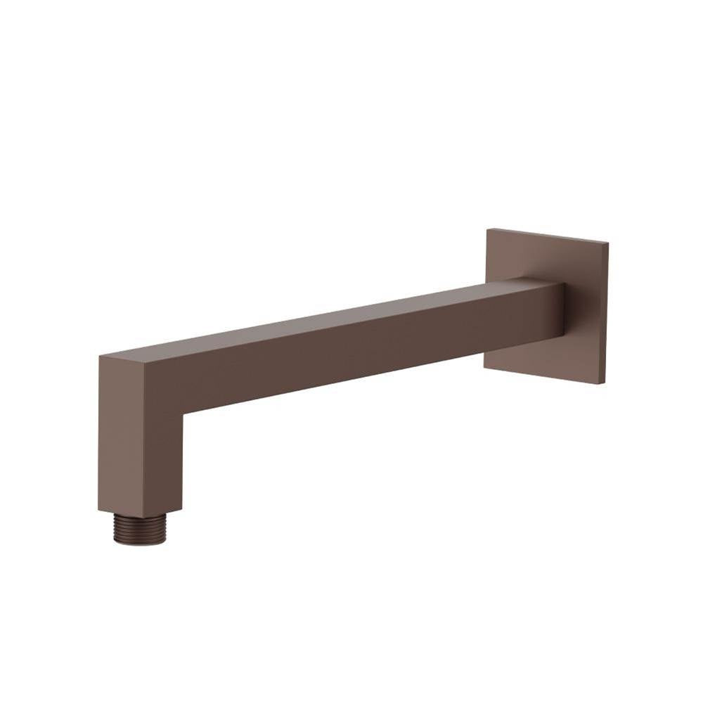 Flusso HS1001SA Wall Mount Square Shower Arm - 12" (300mm) - With Flange