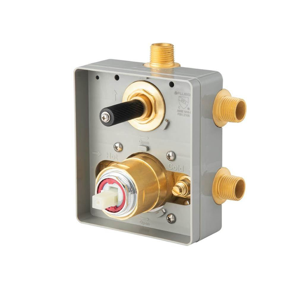 Flusso PBV.2105 Pressure Balance Valve With Integrated 3-Way Diverter