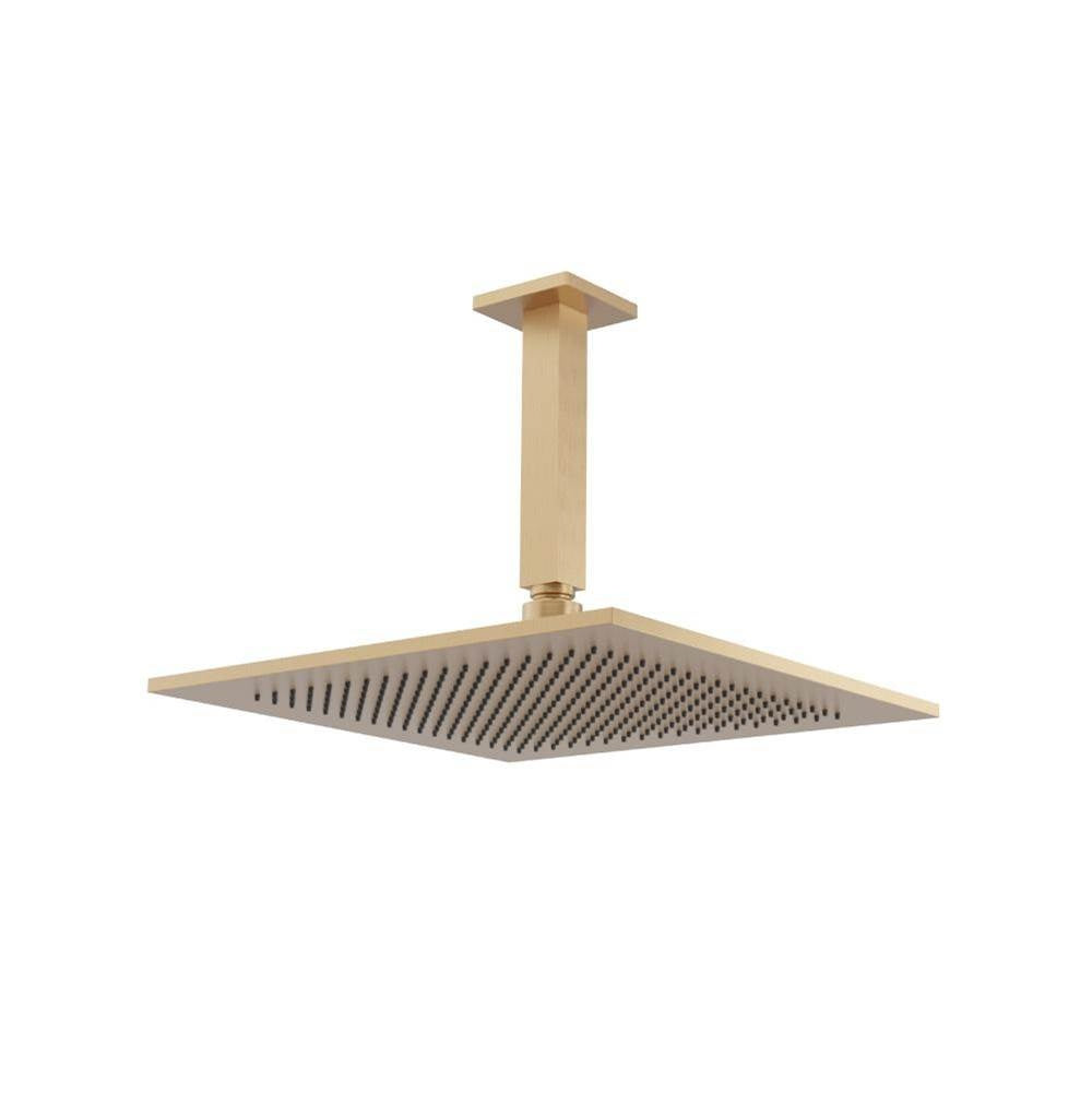 Flusso RHC.12S 12" Rain Head with 6" Ceiling Mount Arm