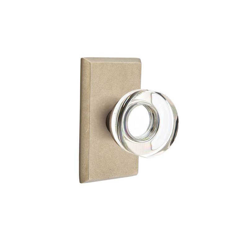 Emtek C7104MDC Concealed , Passage , No.3 Rosette , Modern Disc Crystal Knob - Parent