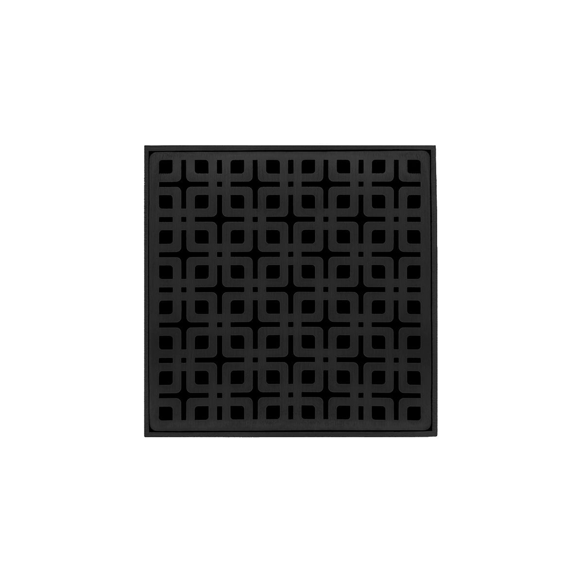 Infinity Drain KD 5-2A 5” x 5” KD 5 - Strainer - Link Pattern & 2" Throat w/ABS Drain Body 2” Outlet