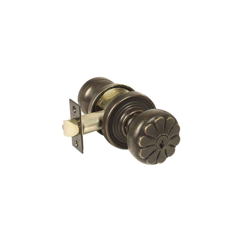 Emtek 54512PT Brz Dummy KNK , No.12 Rosette , Petal Knob - Parent