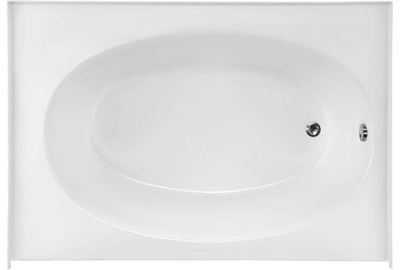 Hydro Systems Studio Collection KON6018GWP-RH Kona 60" x 42" x 18" Gel Coat Tub w/Whirlpool System - Right Hand - Parent