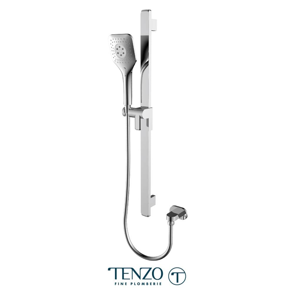 Tenzo KRD-32215-CR Sliding Bar Kit With Elbow Chrome