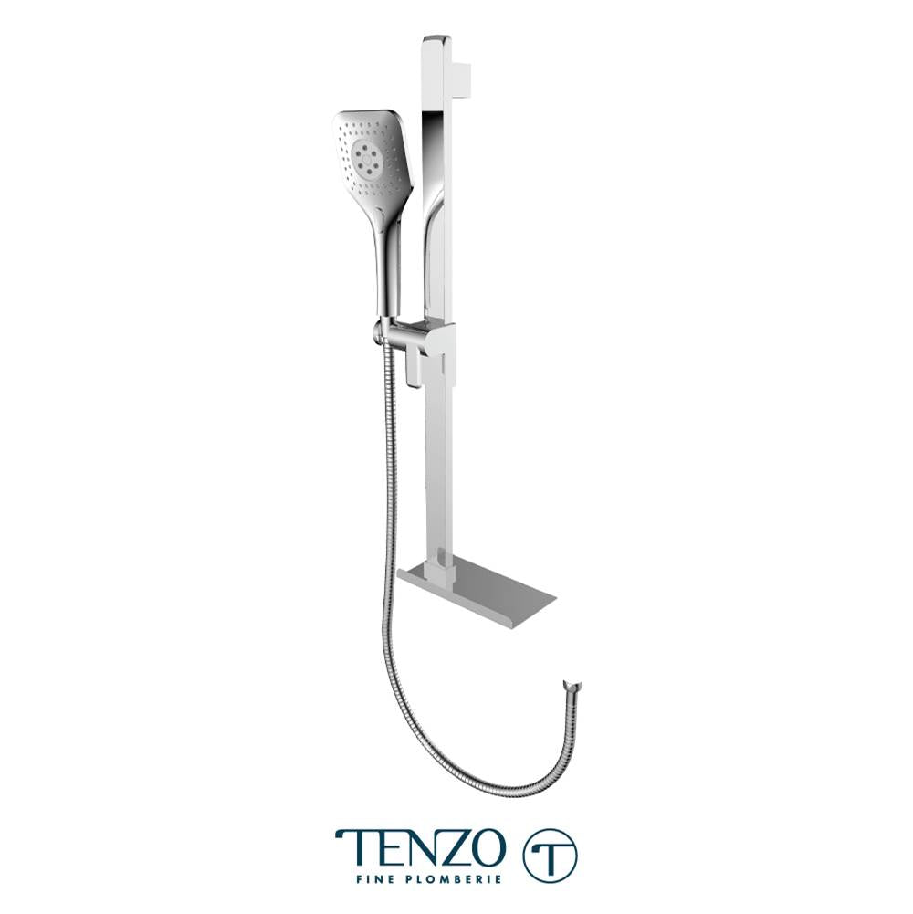 Tenzo KRDT-3221-CR Sliding Bar Kit With Shelf Chrome