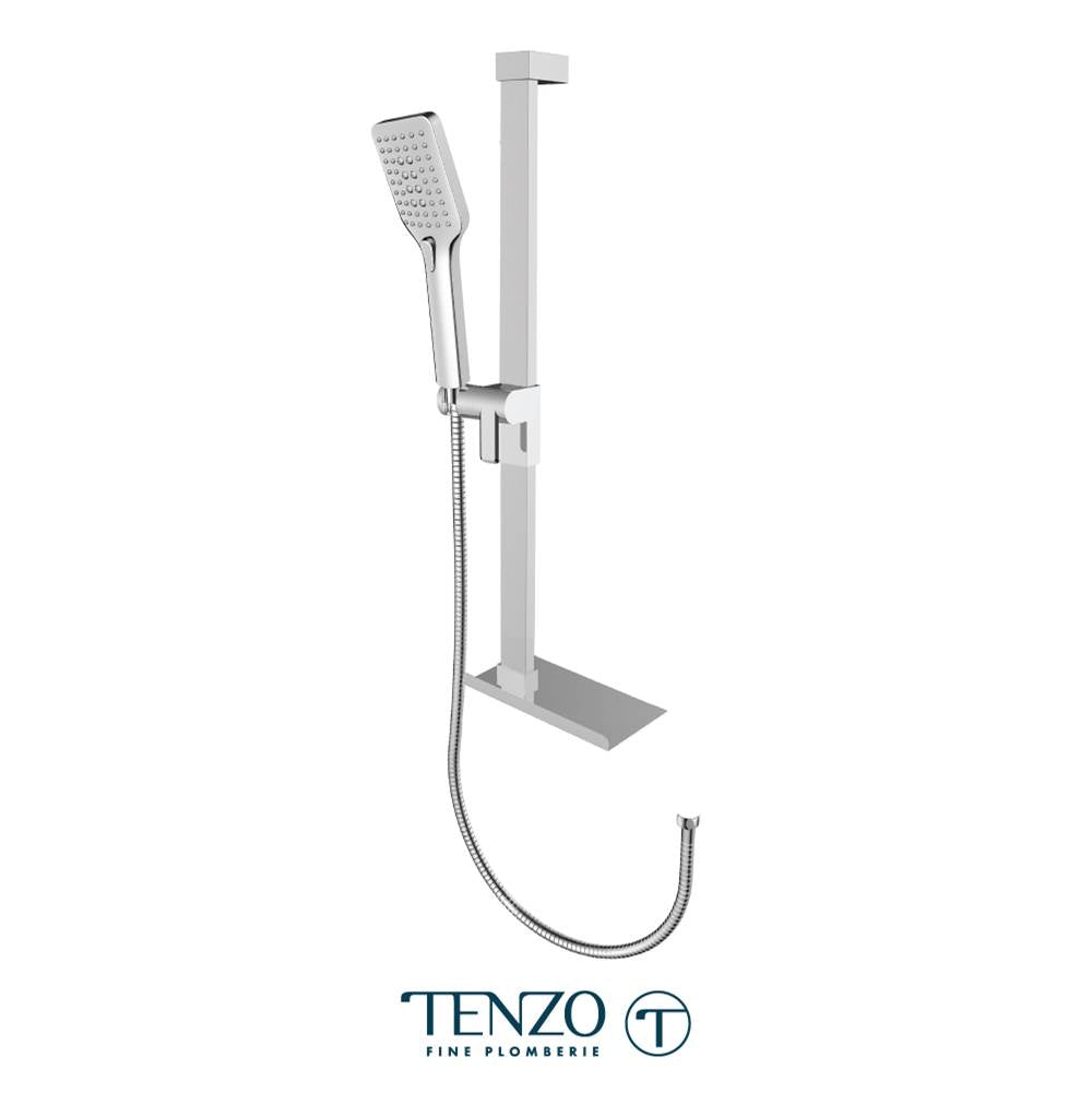 Tenzo KRDT-3412-CR Sliding Bar Kit With Shelf Chrome