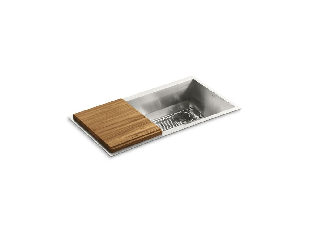 Kallista L20306-00-NA Soltiere Kitchen Sink W/ Standard Accessories in Stainless Steel