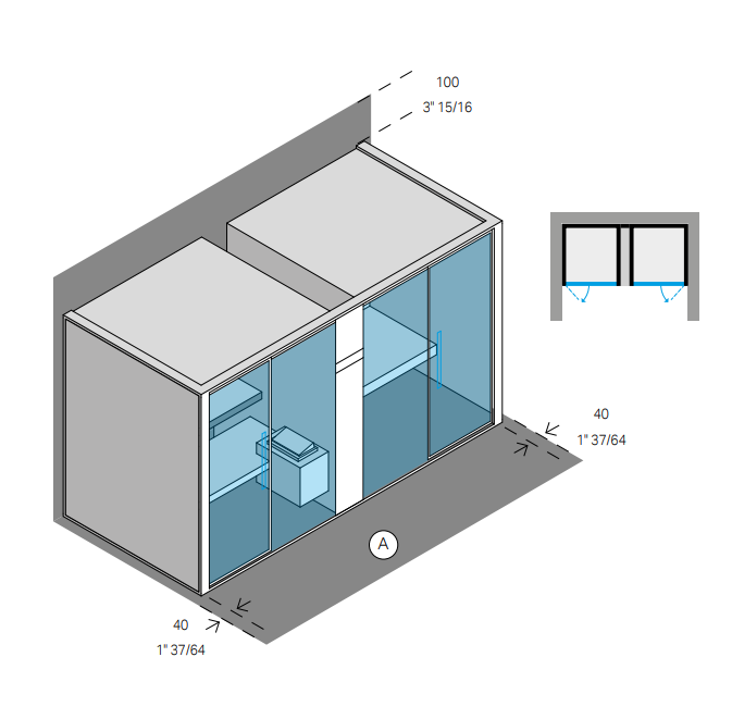 Effe LK41010005 Logica sh filo - niche, soft sand 10,5kw max - 208v 1ph 60hz